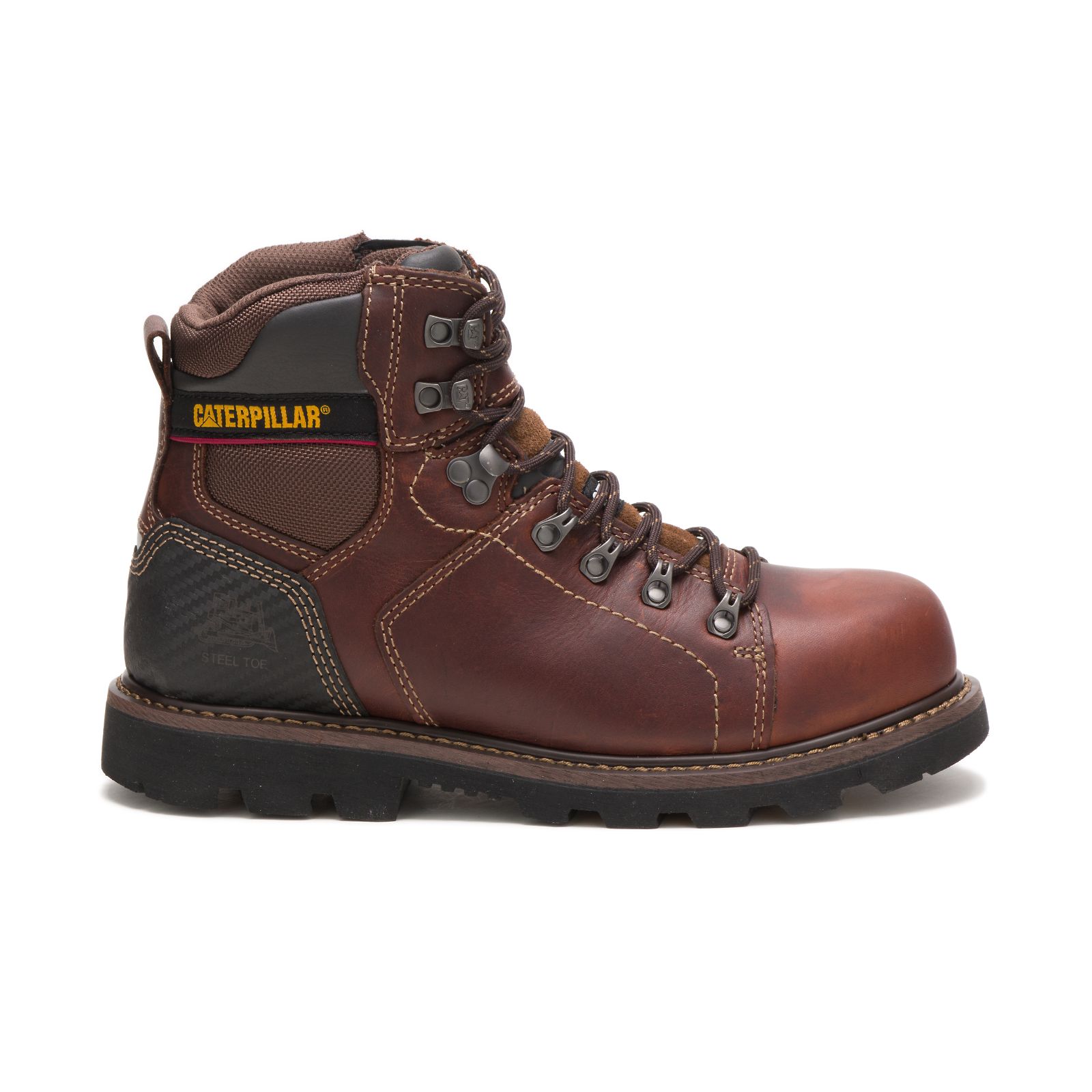 Men's Caterpillar Alaska 2.0 Steel Toe Work Boots Brown Ireland PSUN90417